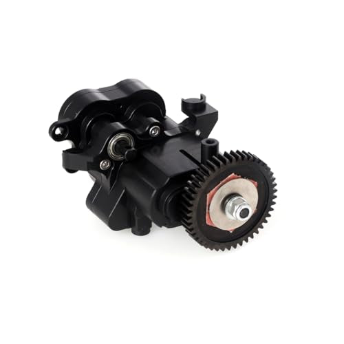 LCX 1/10th RC Crawler Car CNC Machined Aluminum Transmission Complete Gearbox for TRX4 TRX6, Upgrades Parts Accessories