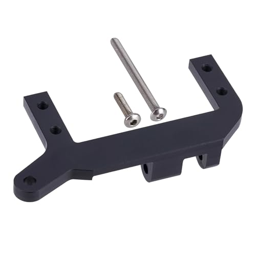 AMK TRX4 Servo Mount, Aluminum TRX4 SOA Mount 4-Link Suspension for 1/10 RC Crawler TRX4 Sevro On Axle Mount Upgrades (Black)