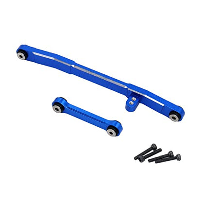 Aluminum Steering Rod Tie Links for AXIAL SCX24 Deadbolt C10 Jeep JLU Gladiator Bronco Upgrades 1/24 RC Crawler Car - color: Dark Blue