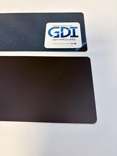Protection Plates/Push Plates (Dark Brown, 4 X 4) - color: Dark Brown, size: 4 X 4