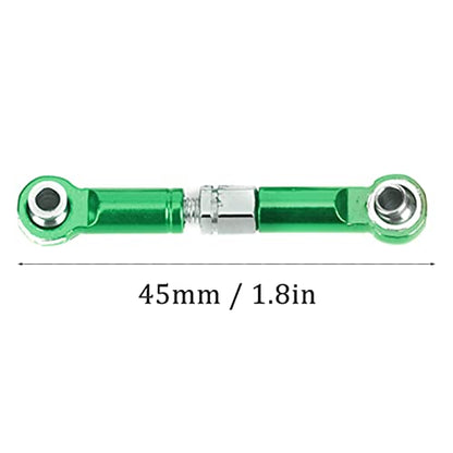 6Pcs Metal RC Car Tie Rods,RC Truck Tie Rods,RC Truck Tie Rod Replacement Parts for 1/18 A959 RC Car - color: green