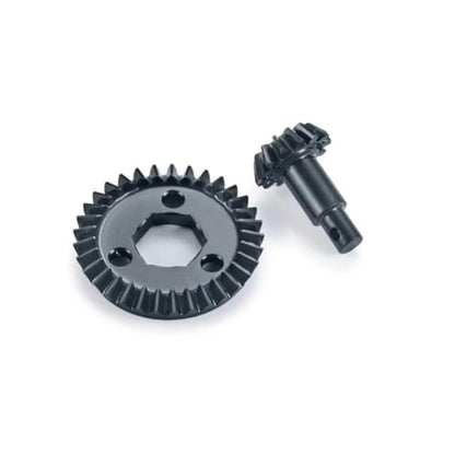 RC Modifications Spare Compatible with Axial UTB18 for Capra 1/18 RC Crawler Car Upgrade Parts Hard Steel F9 Front & Rear Axle Differential Gears