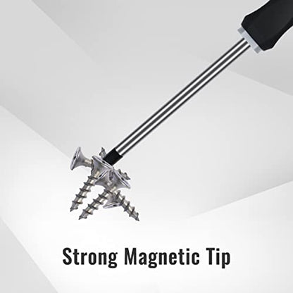 Narwhal Robertson Square Head Screwdriver Set (5 Pack in the Following Sizes: #0, #1, #2, #3, and #4) Forged Steel with Magnetic Tips & Soft Ergonomic Handle - style: Square