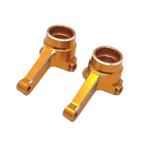 for LC PTG-2 PTG-2R 1/10 Metal Front Steering Cup Rc Crawler for Racing Car Truck for Buggy Upgrade Accessories Parts RC Steering Knuckles Cup(Yellow) - size: Yellow