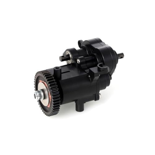 LCX 1/10th RC Crawler Car CNC Machined Aluminum Transmission Complete Gearbox for TRX4 TRX6, Upgrades Parts Accessories