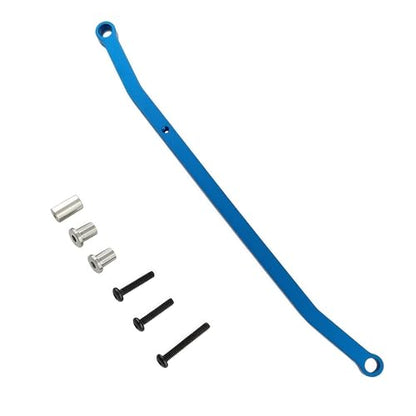 Steering Tie Rod & Drag Link for Losi 1/18 Mini LMT 4X4 Truck (Blue) | Aluminum,Monster Truck,Steering Link Set,Upgrade Parts,LOS211051 Compatible,LOS01026 Compatible,CNC Machined,High Strength - color: Blue