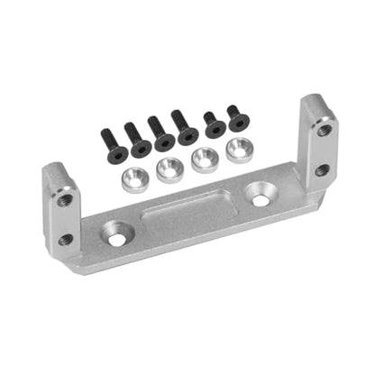 Aluminum Alloy Servo Mount for Axial Capra 1/10 RC Crawler UTB10 Vanquish F9 SCX10 III Portal Axle SOA 4WD Cheater Rigs Upgrade (Silver) - color: Silver