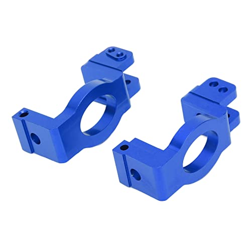 Metal C Hub Carrier Caster Blocks C Shaped Wheel Seat Base Set High Performance RC Car Upgrade Parts for 1/6 Shredder Model Durable Aluminum Alloy Construction (Dark Blue) - color: Dark Blue