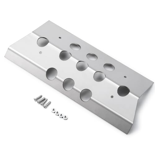 Stainless Steel RC Skid Plate Rear Bumper Protector Chassis Guard Board Protector Plate Protection Compatible with 1/10 TRX6 TRX-6 RC Crawler Car Upgrade Parts | RC Car Chassis Guard Board Protector Plate Protection Compatible with 1/10 TRX-6 RC Crawler C