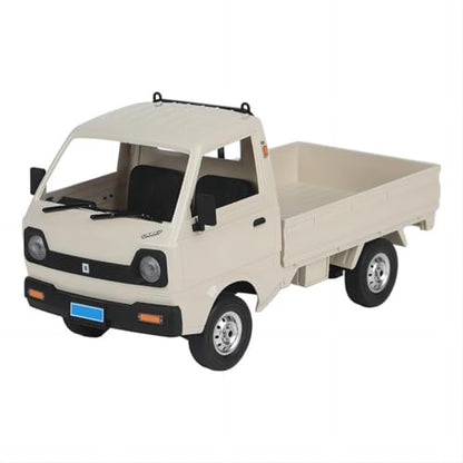 jaming Remote Control Drift Car,WPL D14 4WD RC Car RTR Full Scale 1:10 Drift Pickup 2.4G RC Truck Crawler Off Road Drift with LED Light Vehicle Toy for Boys Girls Birthday Gifts - color: D14-white