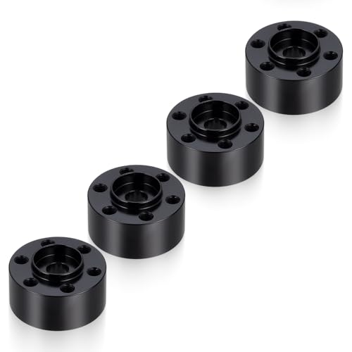 4Pcs RC Aluminum Wheel Hex Hub 15mm Offset Extension Hex Drive Adapter for 1.9/2.2inch Beadlock Wheel Rim Compatible with Axial SCX10 90046 Redcat TRX4 Gen7 D90 CC01 1/10 RC Crawler