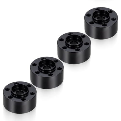 4Pcs RC Aluminum Wheel Hex Hub 15mm Offset Extension Hex Drive Adapter for 1.9/2.2inch Beadlock Wheel Rim Compatible with Axial SCX10 90046 Redcat TRX4 Gen7 D90 CC01 1/10 RC Crawler