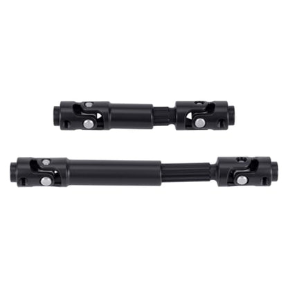 SCX30 Driveshaft Front Rear Drive Shaft for 1/30 Axial RC Crawler Upgrades (Stainless Steel, Black) - color: Driveshaft