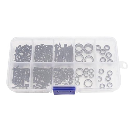 MEUS RACING Ascent 18 Bushings Bearings Screws 236pcs Kit for Redcat Ascent-18 1/18 RC Crawler Upgrade Parts