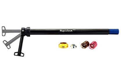 Through Axle Roaddisc, Gravel, Cyclocross, or Mountain Bikes, M12XP1.0/P1.5/P1.75 for 60 Different Combination - size: φ12x154mm MTB Rear