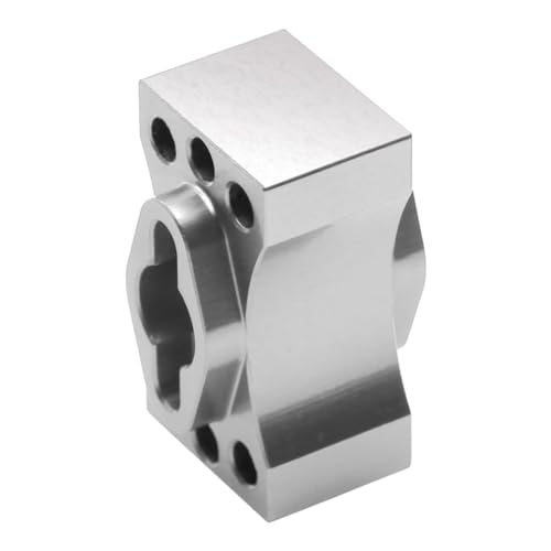 Aluminum Differential Locker Diff Lock Spool RC Upgraded Parts for LOSI 1/8 LMT MONSTER TRUCK RC Car, Silver - color: Silver