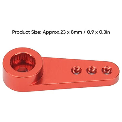 RC Servo Arm, Aluminum Alloy CNC Machined 21 Tooth Servo Horn for RC Cars Drones Robotics Model Building Enthusiasts