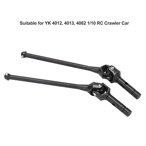 1 Pair RC Metal Front CVD Drive Shaft, Front CVD Transmission Axle for YK 4012 1/10 RC Car, Steel CVD Drive Shaft Set with High Precision and Durability for RC Crawler