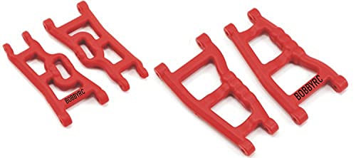 RPM 80249 Front & 80599 Rear Red A-Arms 1/10 Slash 2wd VXL & XL5 Raptor