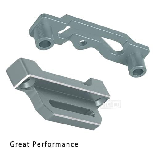 RC Aluminium Tall Battery Holder Mount Hold Down Upgrades Part for 1/10 Slash 2WD LCG,Battery Mount Plate Tray Battery Holder Hops Up,Titanium(Adapting Chassis:#5830 5832A) - color: Titanium - (Upgrades)