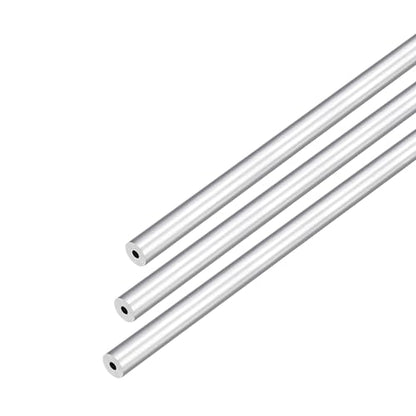 DMiotech 3Pack (6mm OD x 2mm ID) 6063 Aluminum Round Tube 300mm Length Industry Metal Tubing for Machinery Frame Construction DIY Projects - size: 6mm x 2mm x 300mm