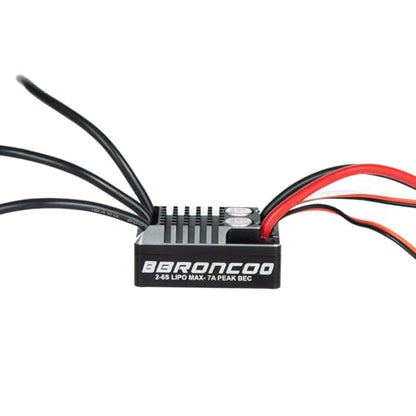 Skystars 50A 2-6S RC Crawler Waterproof Brushless ESC Power System BEC 5.20-7.5V Adjustable for 1/8 1/10 Scale RC Cars RC Crawler Compatible with SCX10 TRX-4 TRX-6