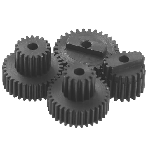 ShareGoo 1Set Gearbox Steel Gear Set Fit for Dual-Speed Transmission Gear Box Compatible with WPL B1 B14 B24 B16 B36 C14 C24 1/16 RC Car