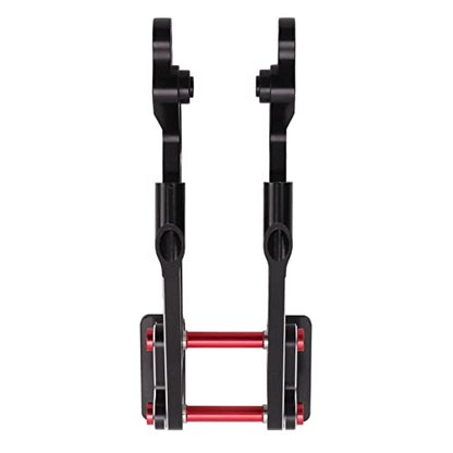 Metal Rear Wing Mount Set, 1/8 Aluminum Alloy Remote Control Car Upgrade Mount Accessory (2) - size: 2