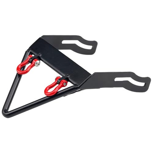 Metal Front Bumper with Winch Mount Shackles for 1/10 Axial SCX10 RC Crawler Upgrade