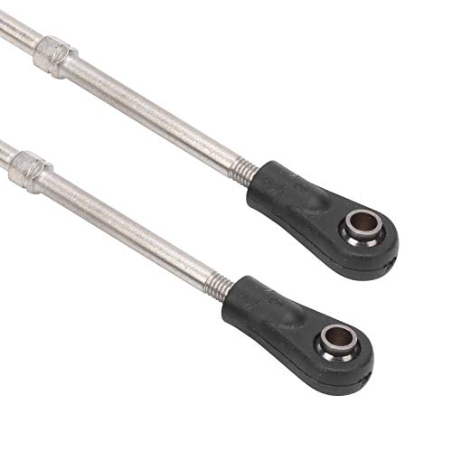4Pcs Rear Upper Suspension Arm Tie Rod Linkage for /10 RC Car Truck, Metal Link, Easy Install Upgrade Parts fit Slash Rustler