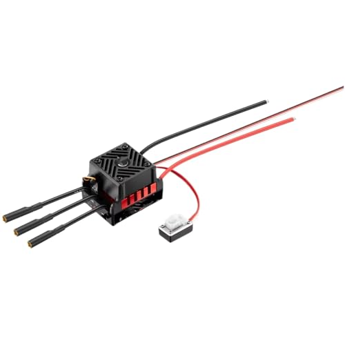 Rc Motor Speed Controller for WP 1/10 10BL60 60A G2 Waterproof 2-3S Brushless ESC RC Car On Road for Racing Drift Off Road for Buggy Monster Accessories(WP 10BL60 60A G2) - size: WP 10BL60 60A G2