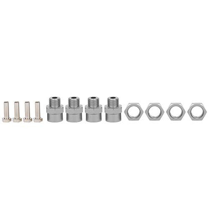 VGEBY RC Hex Adapter, 12mm to 17mm Wheel Hex Hub Extension Hex Drive Adapter RC Car Conversion Adapter Accessories Fit for 1/10 RC Crawler 15mm(Color) Car Model Accessories