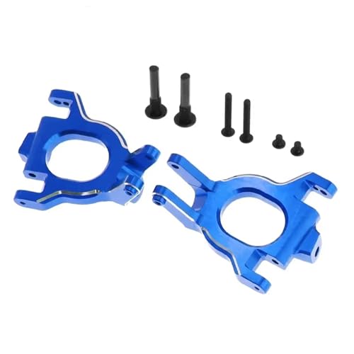 RC Cars Crawler Parts Compatible with Arrma for Mojave 4S for Kraton for Outcast 4S 4X4 for BLX 1/8 1/10 RC Car Upgrade Parts Metal C Hub Carriers Caster Blocks(Blue) - color: Blue