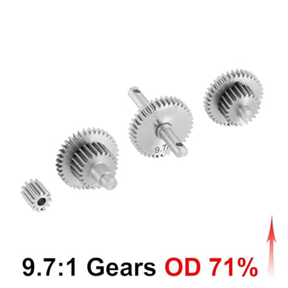 RC Upgrade Accessories for TRX4M 1/18 4M-36 Stainless Steel Overdrive Underdrive Transmission Gear Pinion Set RC Crawler Car Upgrade Accessories RC Car Parts(Overdrive Gear) - size: Overdrive Gear