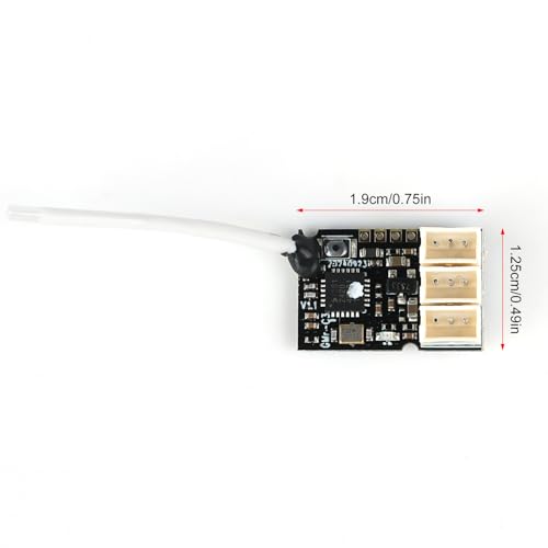 Flysky GMr-C3 Receiver, 2.4GHz ISM 3CH AFHDS 3 Receiver PWM Output Single Antenna Compatible Noble NB4+ Noble NB4 Pro+ RC Transmitters for RC Cars