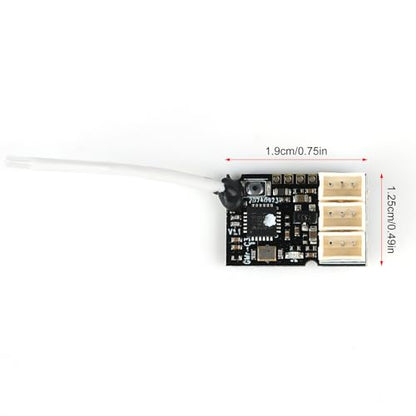 Flysky GMr-C3 Receiver, 2.4GHz ISM 3CH AFHDS 3 Receiver PWM Output Single Antenna Compatible Noble NB4+ Noble NB4 Pro+ RC Transmitters for RC Cars