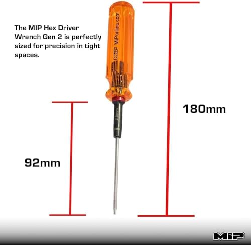 MIP RC Hex and Nut Screwdriver Set 9620 – 3-Piece Tool Kit (1.5mm, 2.0mm, 7.0mm) for RC Cars, Helicopters, Drones, Boats – Precision Hexagon Allen Wrenches and Nut Drivers for RC Repair – Made in USA - style: Metric 1.5mm 2.0mm 7.0mm