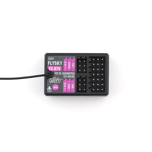 Flysky FS-R7V 7CH ANT Protocol Receiver External Single Antenna | PPM/IBUS Output For FS-G7P Transmitter RC Car Boat