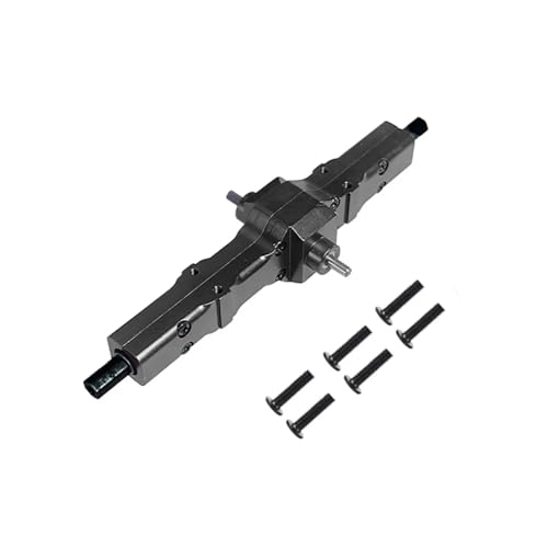 for WPL for Henglong 1/16 Remote Control Car Six Drive Army Kakas Semi-Cartoon with Upgraded Metal Bridge Assembly RC Upgrade Parts RC Car Repair Kit(Black) - color: Black