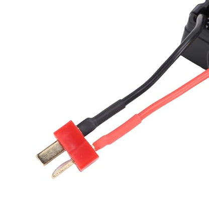 Brushless ESC Rainproof for RC Cars, HighCurrent Electronic Speed Controller with Cooling Fan for 1/16 1/14 Scale AllWeather Play