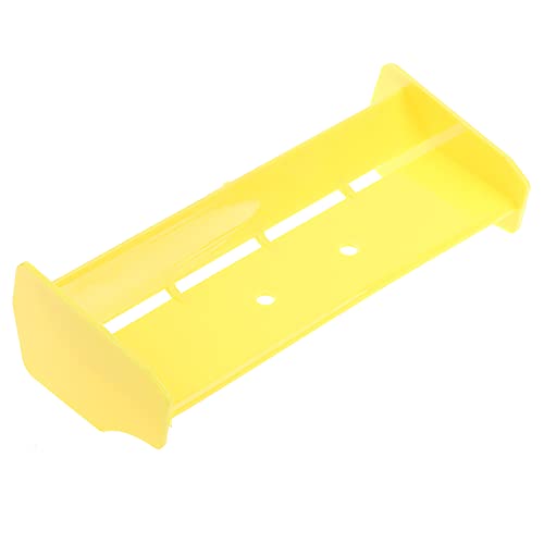 2Pack 1:10 Scale RC Plastic Rear Spoiler Tail Wing for 1/10 Scale RC Racing Car Off-Road Buggy Truck Accessories for HPI KYOSHO HSP 94106 94107 94166 06021 (Green Yellow) - color: Green Yellow