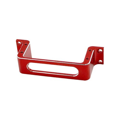 1PC RC Airplane Aluminum Alloy Servo Mounting Bracket Fixed Frame for RC Plane Helicopter Boat DIY Model Toy Fixed Wing Parts (Red) - color: Red