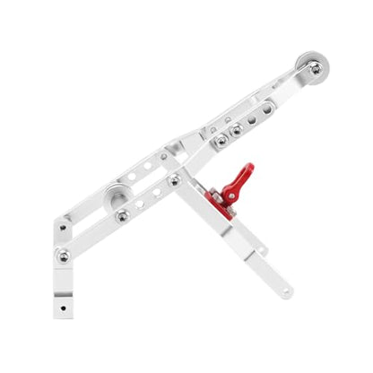 INJORA Tow Truck Crane Kit for 1/24 SCX24 Stock Chassis Carbon Fiber Universal Chassis(SCX24-182) IR60-24 Body（Silver） - color: Silver