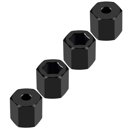 MORLORDY 7mm to 12mm RC Wheel Hex Hubs 4Pcs 12mm Thick Hex Drive Adapters for 1/16 Losi Mini-T 2.0, Mini-B, Mini JRX2, Mini JRXT and All 1/16 RC Car Which Hex is 7MM - color: 12mm