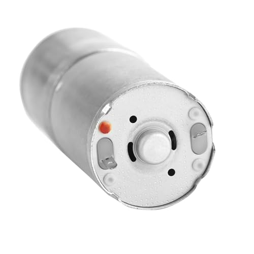 12V Mini DC Motor, 1000RPM Micro Electric Gear Motor Metal Reversible High Torque Speed Reduction Shaft 25mm for PCB DIY RC Car Robot Model Drive Electric Drill Gear Box(1000RPM) - size: 1000RPM