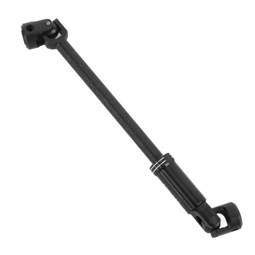 Drfeify RC Drive Shaft, Metal RC Car Crawler Drive Shaft with Screws for SCX10 1/10 Cars (126-144MM - size: 126-144MM