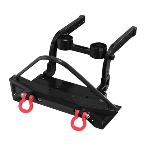Rc Bumpers Compatible with H12Y H12Y+ 1/12 RC Car Bull Bars Rc Crawler Aluminium Alloy Front Bumper Upgrade Parts Accessories(Black) - color: Black
