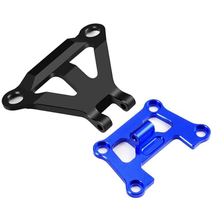 Aluminum Front Bulkhead Mount Strengthenfor Tra-xxas 1/16 Mini Maxx | 4WD RTR Brushless Monster Truck Upgrades Blue Front Bumper Support Mount - color: Blue