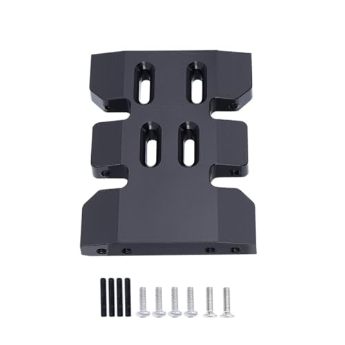 RC Accessories LCG Metal Prefixal Gearbox 30% Overdrive Front Motor Transmission Transfer Case for 1/10 RC Crawler SCX10 I II 90046 Capra TRX4(Skid Plate) - color: Skid Plate