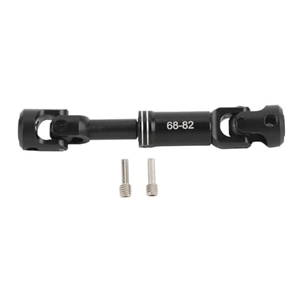 Drfeify RC Drive Shaft, Metal RC Car Crawler Drive Shaft with Screws for SCX10 1/10 RC Cars (68-82MM) - size: 68-82MM